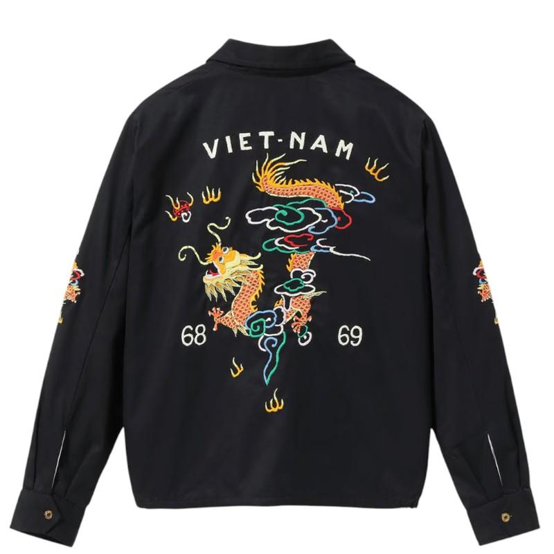 テーラー東洋 ベトジャン  TT15879 / Late 1960s Style Cotton Vietnam Jacket DRAGON ドラゴン 龍 刺繍の画像