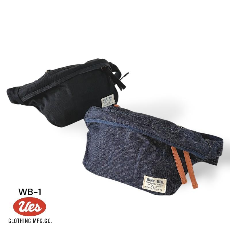 UES（ウエス） 【UES】 WB-1 ウエストバッグ デニム ベルトバッグ 