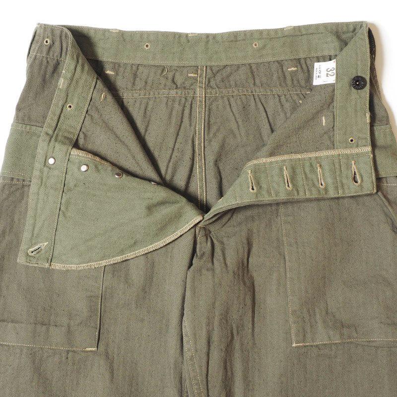 WAREHOUSE（ウエアハウス） Lot 1097 USMC HERRINGBONE MONKEY PANTS