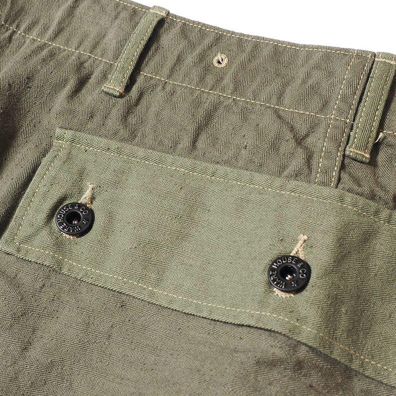 WAREHOUSE（ウエアハウス） Lot 1097 USMC HERRINGBONE MONKEY PANTS