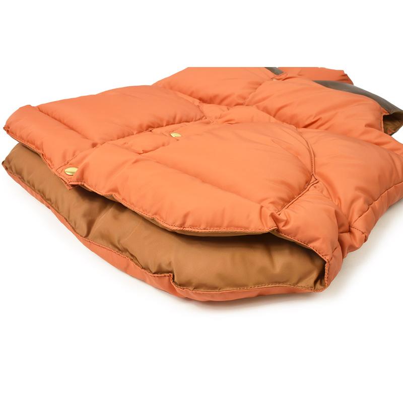 ウエアハウス Lot 2188 ROCKY MOUNTAIN × WAREHOUSE NYLON ダウンベスト ブリックの画像