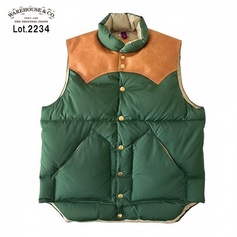 WAREHOUSE（ウエアハウス） Lot 2234 ナイロン ダウン ベスト NYLON