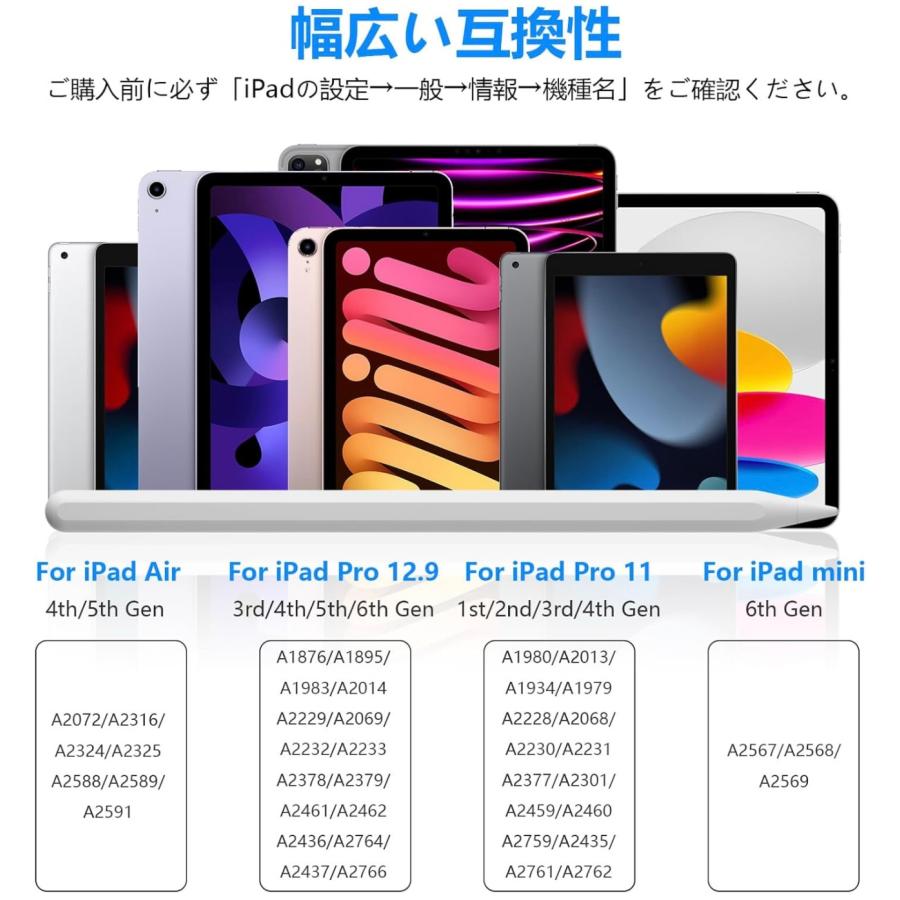 完売御礼】大人気ワイヤレス磁気充電USGMOBI タッチペン iPad専用