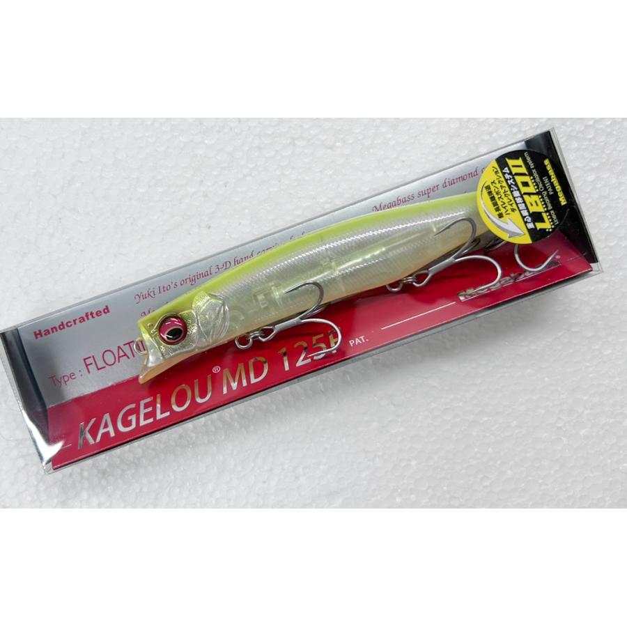 Megabass（メガバス） KAGELOU MD 125F カゲロウMD 125F SKELETON