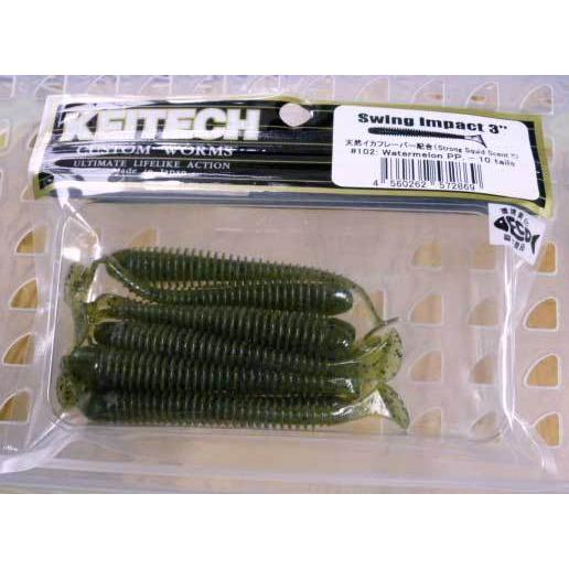 KEITECH（ケイテック） スイングインパクト 3インチ 102:ウォーター