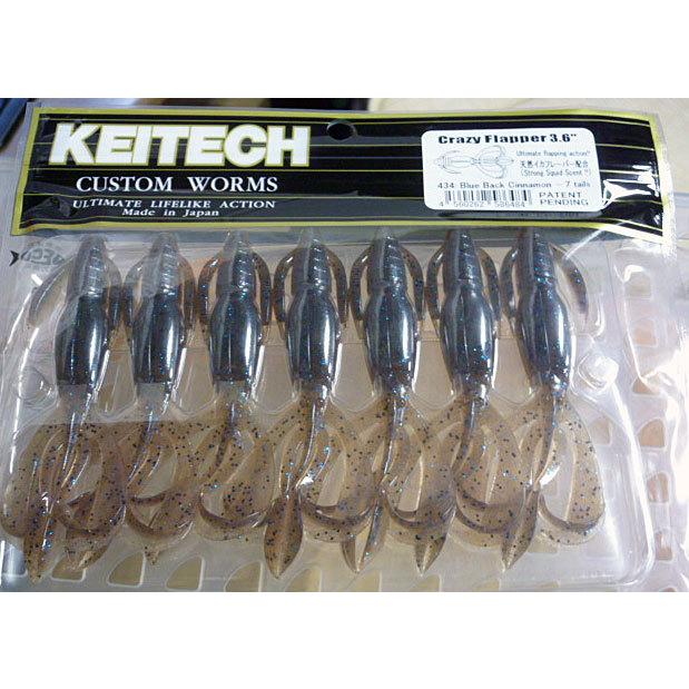 KEITECH（ケイテック） クレイジーフラッパー 3.6インチ 434:ブルー
