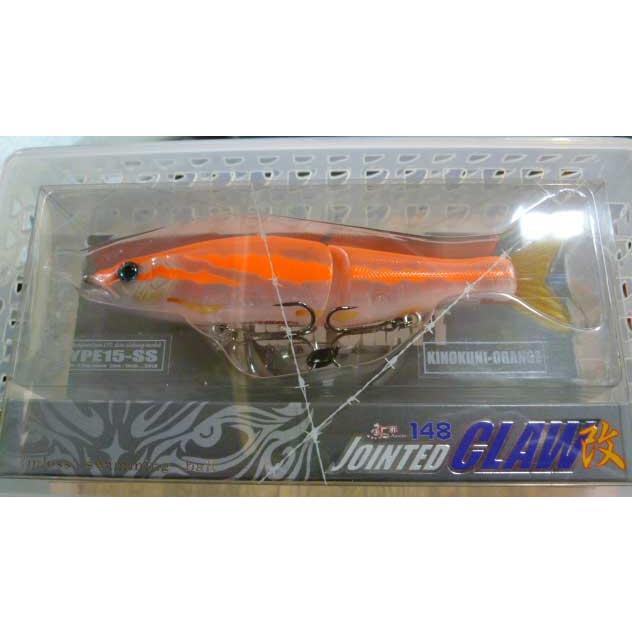 鮎邪 GAN CRAFT ジョインテッドクロー148 TYPE-15SS 紀ノ国オレンジ
