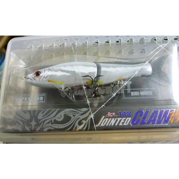 鮎邪 GAN CRAFT ジョインテッドクロー148 TYPE-15SS リリーホワイト