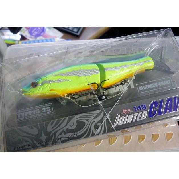 鮎邪 GAN CRAFT ジョインテッドクロー148 TYPE-15SS ブルーバック