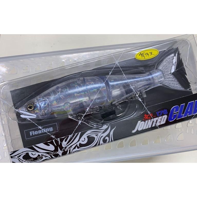 鮎邪 GAN CRAFT ジョインテッドクロー178F トランスペアレント(特別色