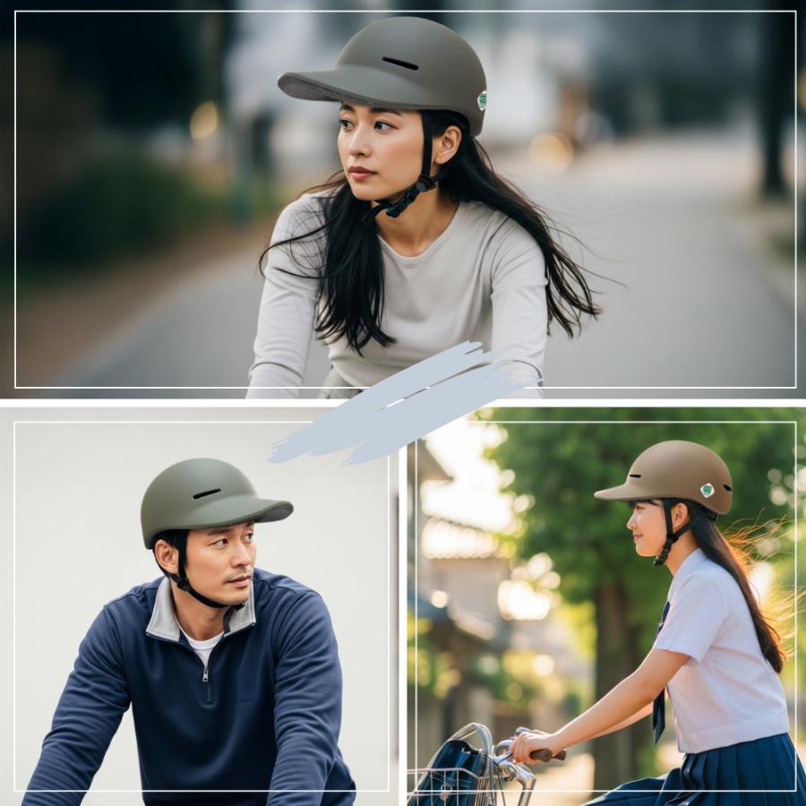 SG認証】 sopota 自転車 ヘルメット 大人用 キャップ型 帽子型 / M 53