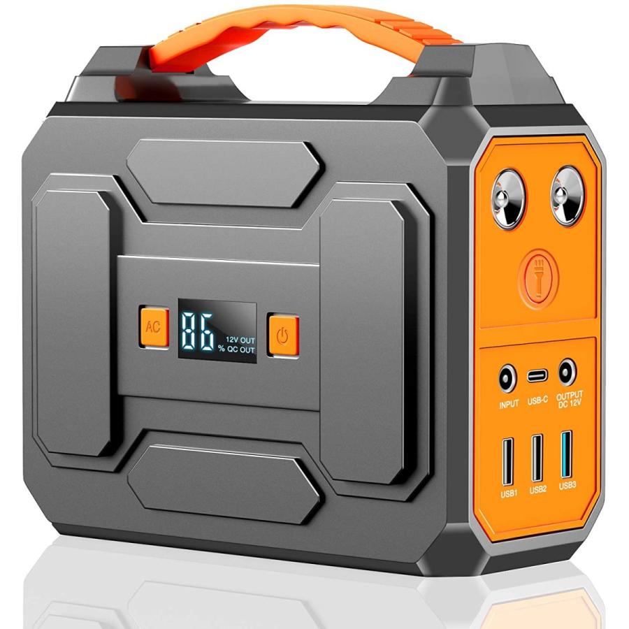 最安値挑戦 ポータブル電源 大容量 小型発電機 mah 167wh Ac100w Dc1w Usb出力 家庭用蓄電池 急速充電qc3 0搭載 修正正 無料長期保証 Artmedia Ba