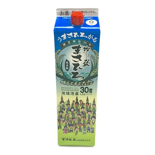まさひろ酒造 泡盛30度 まさひろカチャーシー 1800ml パック