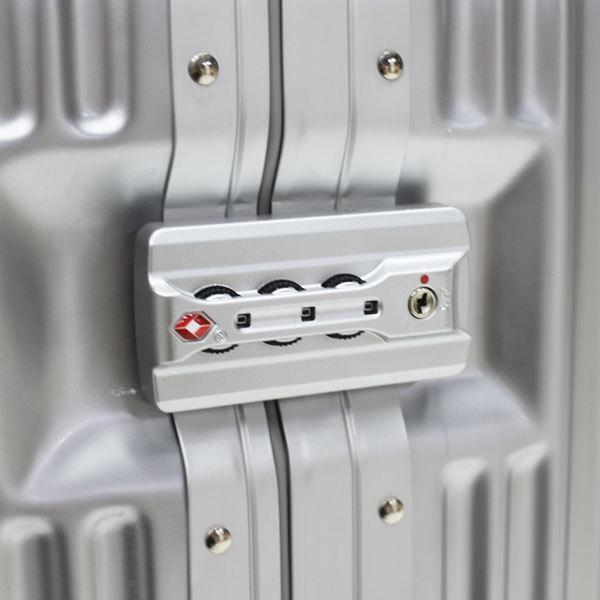 アルミ仕様キャリーケース S・Mサイズセット シルバー