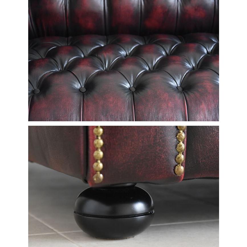 チェスター3P ウオッシュオフ BURGUNDY　ドイツ製総本革使用。 ドイツ製本革レザーGERMANN MANCHESTER チェスター3P ウオッシュ