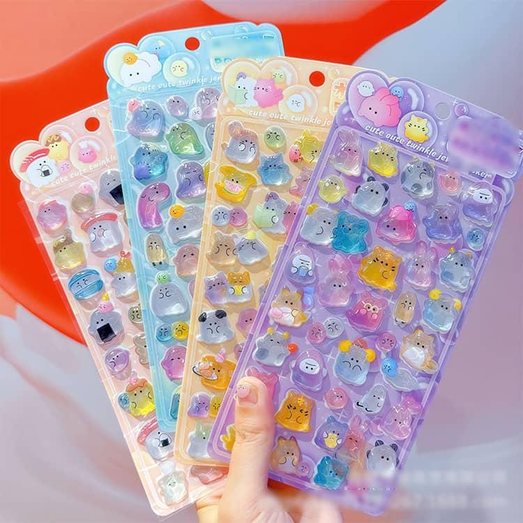 シール交換 大流行 話題 ぷくぷくシール セット 可愛いシール 