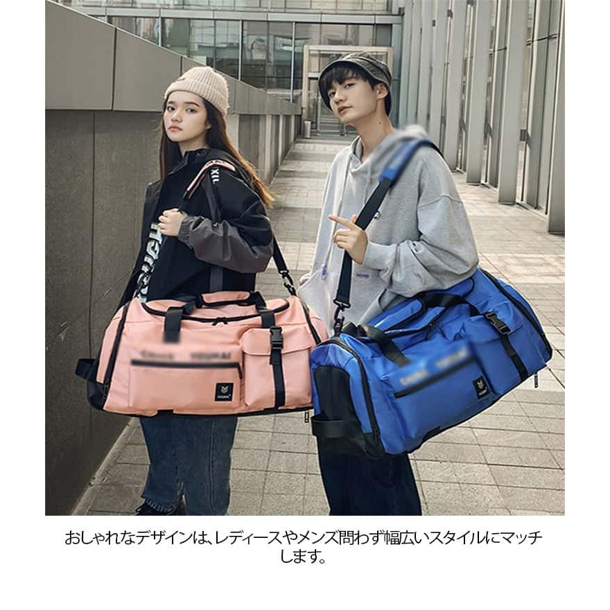 3way ボストンバッグ リュック 大容量 約60L 軽い ショルダーバッグ