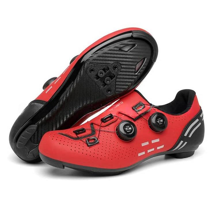 サイクルシューズ ロードバイクシューズ MTBシューズ 自転車シューズ SPD/SPD-SL両対応 快速靴紐 BOAダイヤル ベルクロ 超軽量 通気性 |  | 36
