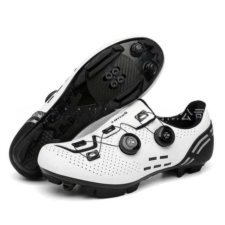 サイクルシューズ ロードバイクシューズ MTBシューズ 自転車シューズ SPD/SPD-SL両対応 快速靴紐 BOAダイヤル ベルクロ 超軽量 通気性 |  | 38