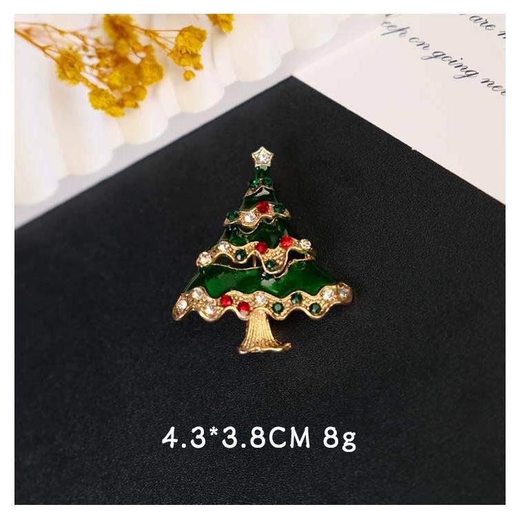 クリスマスのブローチ5点セット クリスマスブローチ ピンブローチ 8点セット ジュエリー 胸元