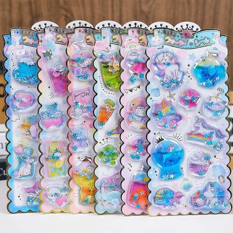 4枚セット 水入りシール ウォーターインシール ウォーターシール 水