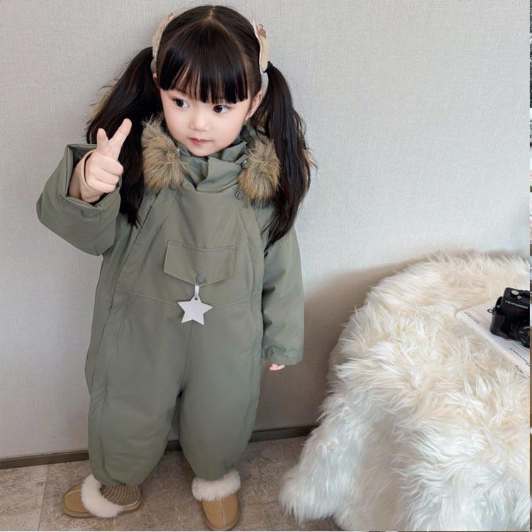 スキーウェア つなぎ キッズ ベビー 男の子 女の子 80cm 90cm 100cm