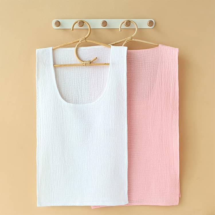 2枚セット 服を着たまま脱げる！ サイドオープン コットン 汗取り 