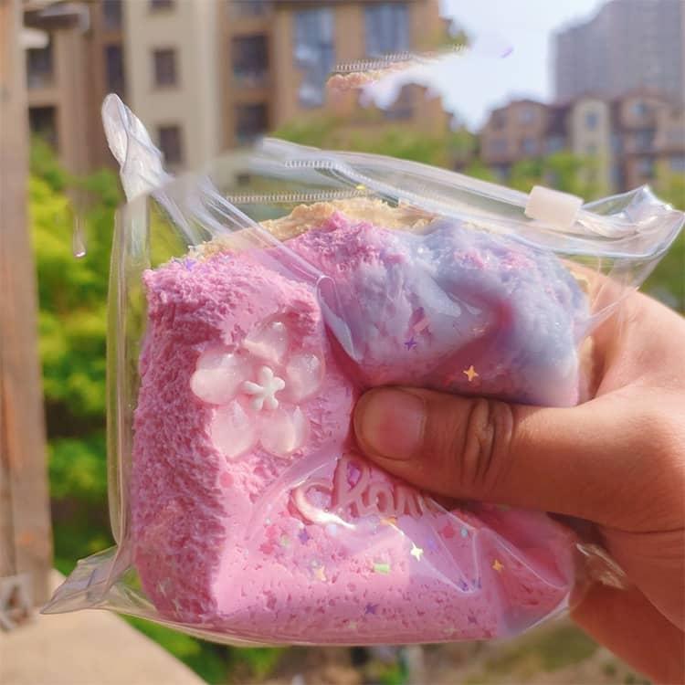 9種類 スクイーズケーキおもちゃ 水感スクイーズ 食パン ストレス解消