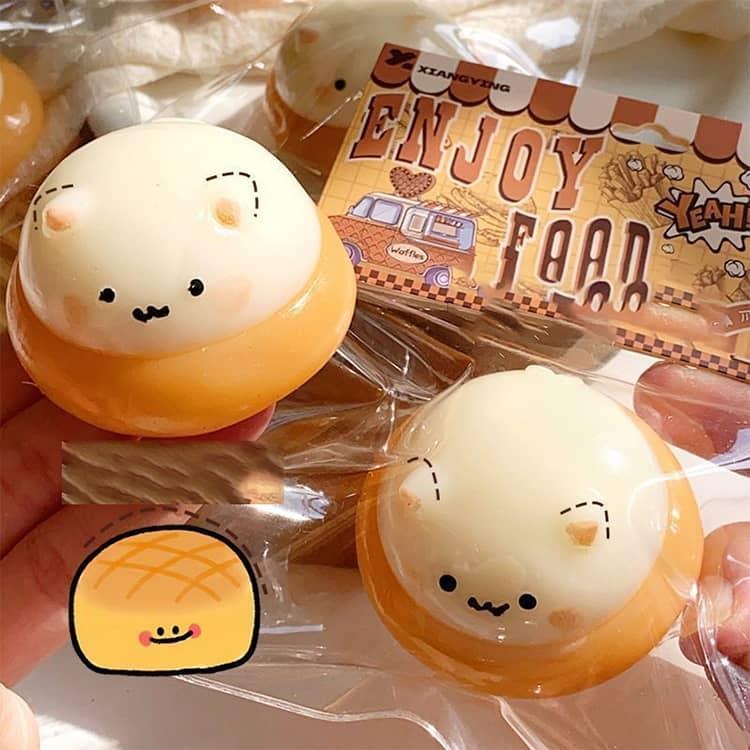 ハムスター型 スクイーズ スクイーズ玩具 ケーキ スクイーズおもちゃ