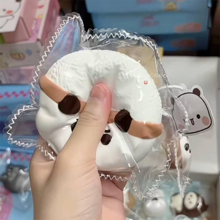 メロジョイ スクイーズ クマ ぬいぐるみ おもちゃ かわいい 大福 肉球