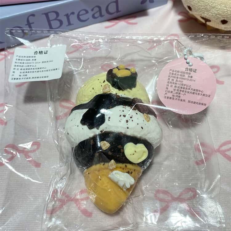 スクイーズ アイスクリーム ケーキおもちゃ 水感スクイーズ ストレス