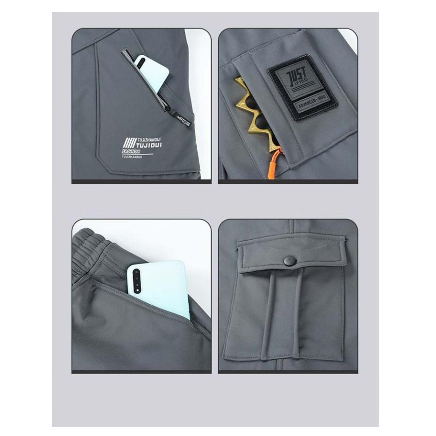 マウンテンパーカー 上下セット 撥水 メンズ 作業服 セットアップ 厚手