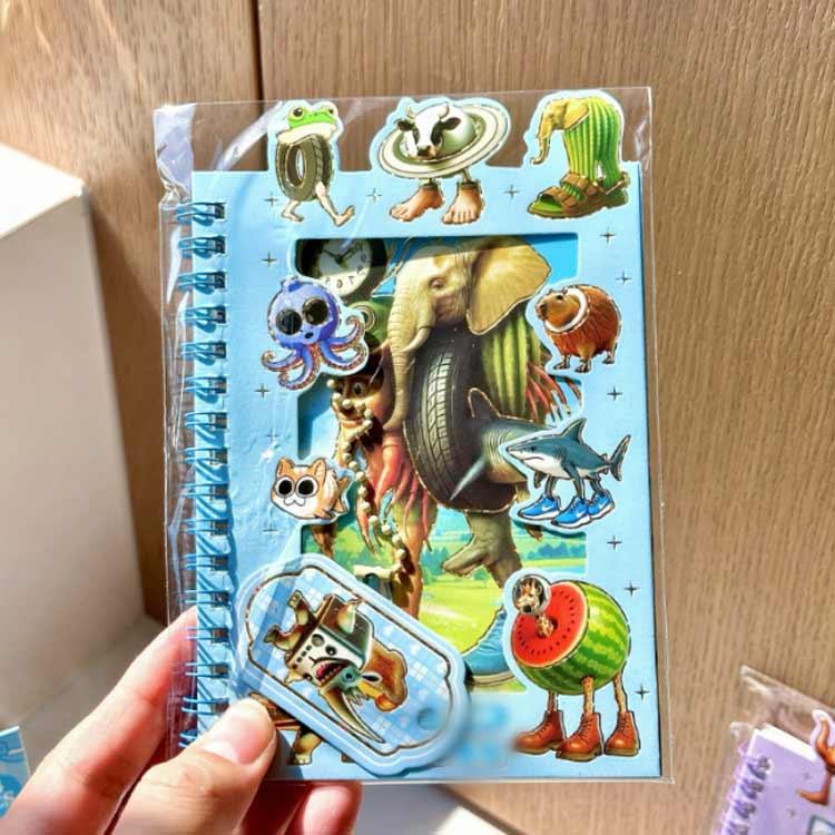 3冊セット イタリアンブレインロット シール ノート シール帳 シール