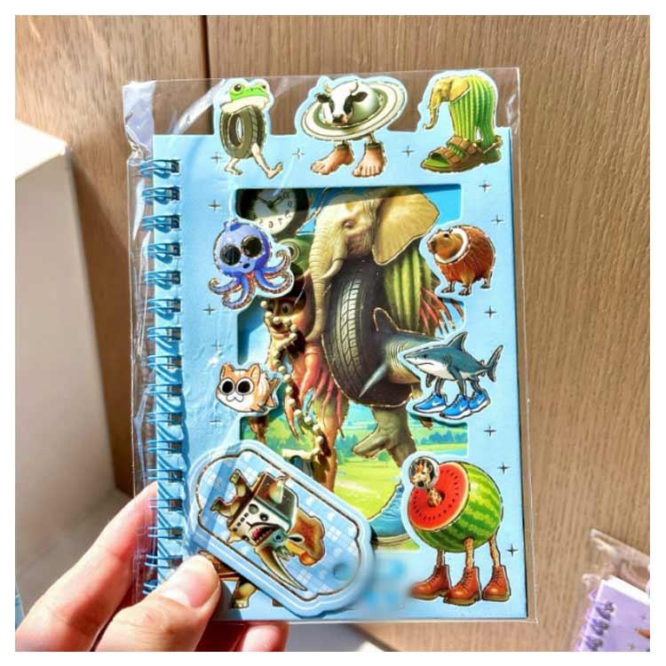 シール帳完成品　キャラクター多数 シール帳 完成品 コレクション リフィル 8枚 お裾分け キャラクター