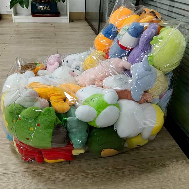 ぬいぐるみ 収納 布団 収納袋 透明 おもちゃ 収納チェア ベンチ 大容量