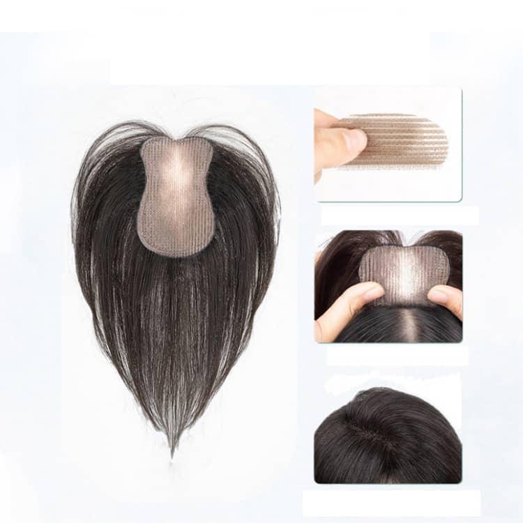 ピンなし ウィッグ 部分ウイッグ ピン無し トップヘアピース 頭頂部