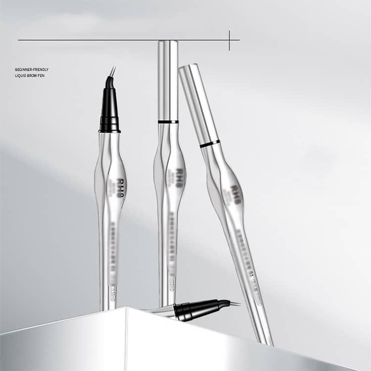 2本セット ウォータープルーフ 二叉アイブロウペンシル 極細0.01mm