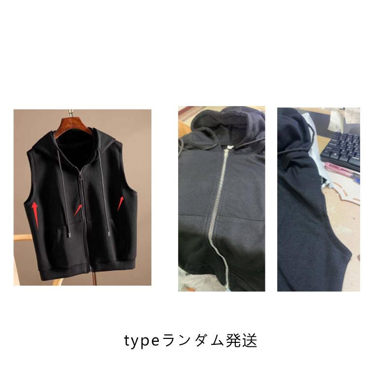 フード付き ベスト レディース パーカー 春 秋 冬 前開き ノースリーブ