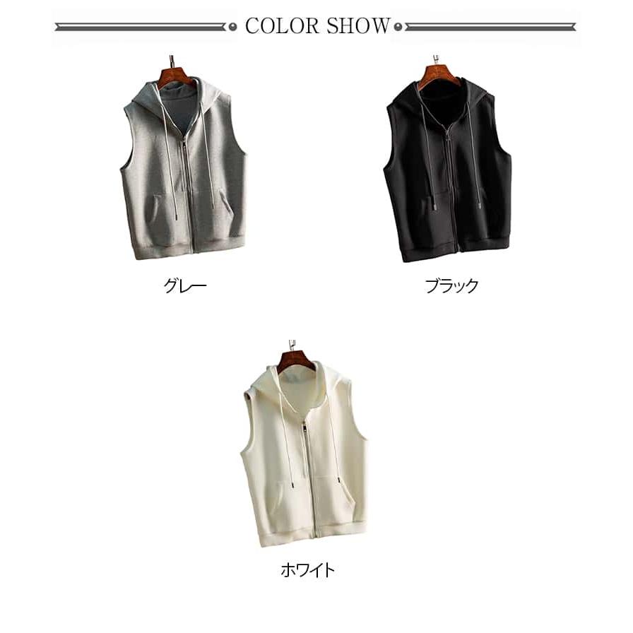 極美品 ESCADA ♡ 羊革切替 フーデットジレパーカー ノースリーブ ベスト 1.jpg