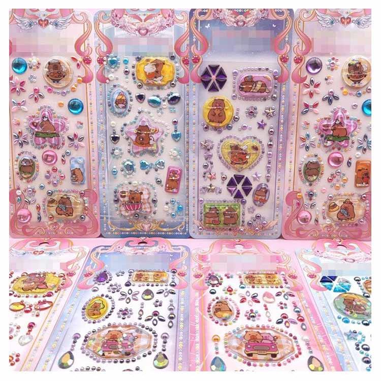 12枚セット ウォーターシール ぷくぷくシール ぷっくりシール