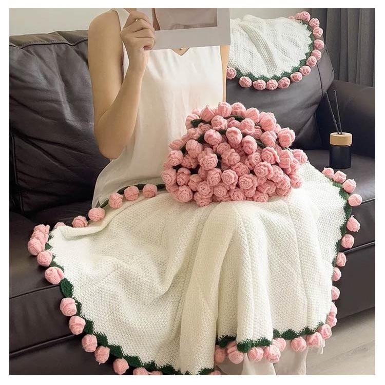 花束ブランケット ブーケブランケット マジックフラワーブランケット