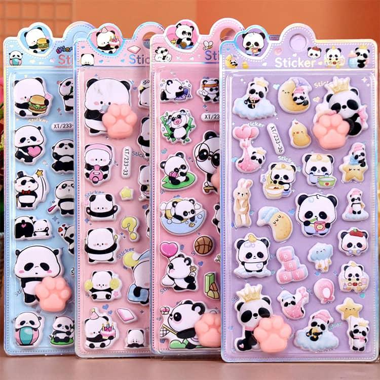 4枚セット おしりシール 肉球 ぷくぷく プニプニ 肉球シール 3D立体