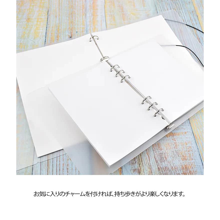 シールバインダー A4 A5 A6 シール帳 リフィル シール台紙 50枚 透明