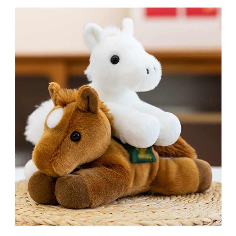 うま ぬいぐるみ 馬 21cm ウマ 午年 リアル 子供 おもちゃ 部屋装飾 店