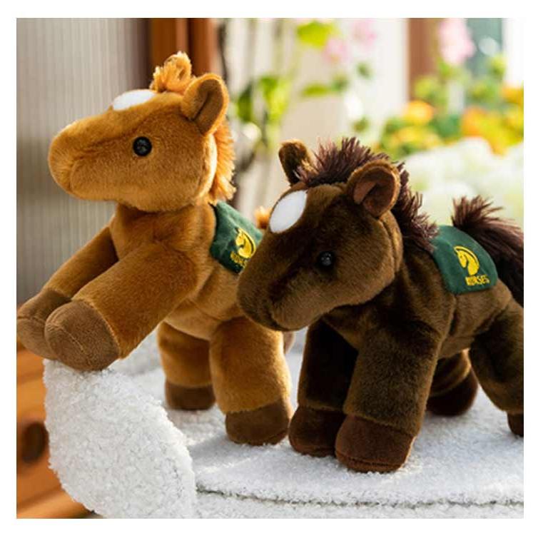うま ぬいぐるみ 馬 21cm ウマ 午年 リアル 子供 おもちゃ 部屋装飾 店