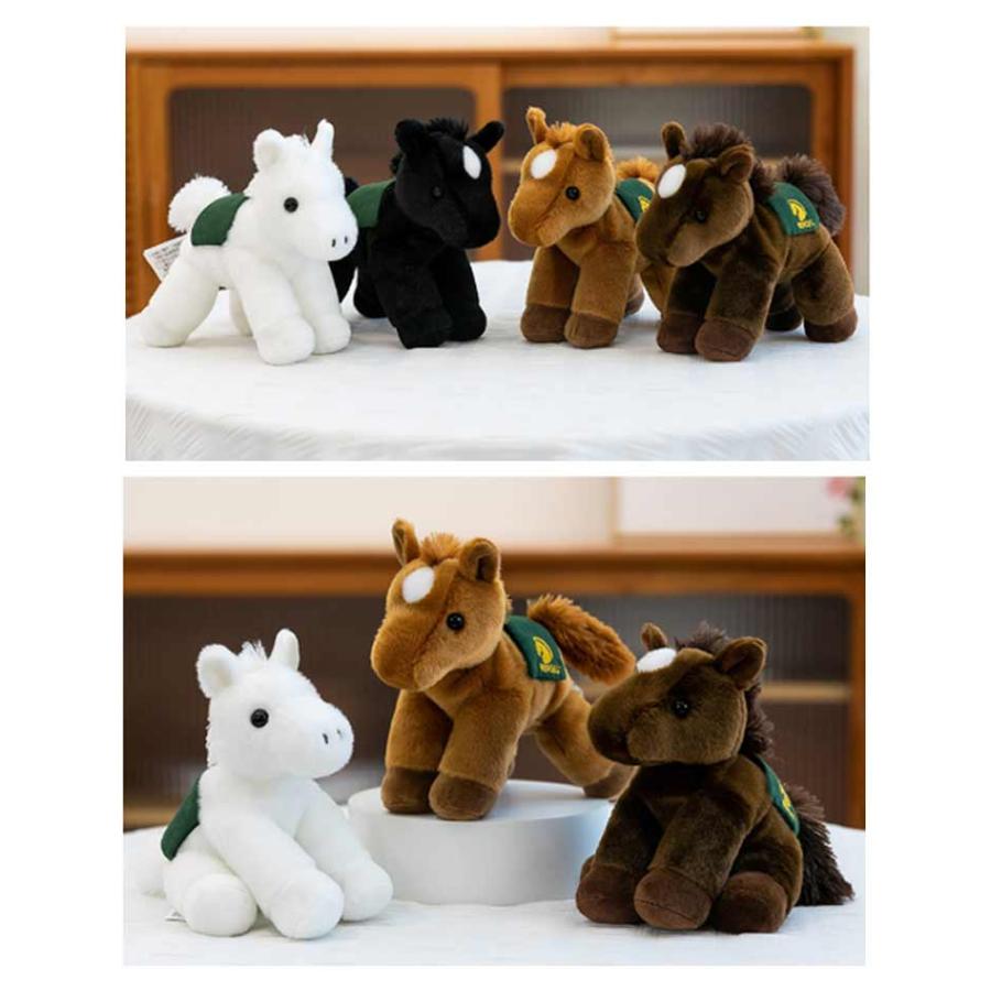 うま ぬいぐるみ 馬 21cm ウマ 午年 リアル 子供 おもちゃ 部屋装飾 店