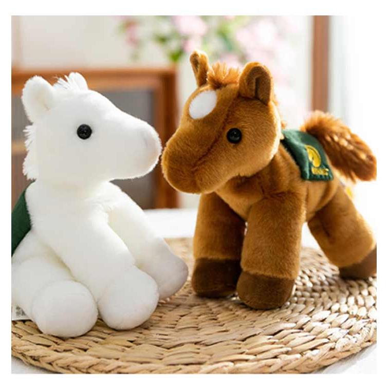 うま ぬいぐるみ 馬 21cm ウマ 午年 リアル 子供 おもちゃ 部屋装飾 店