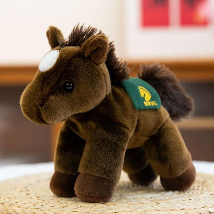  Little Horse 馬 うま ぬいぐるみ 新品タグ付き うま ぬいぐるみ 馬 21cm ウマ 午年 リアル 子供 おもちゃ 部屋装飾 店