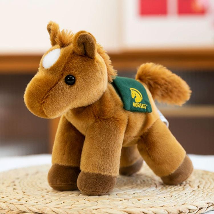 うま ぬいぐるみ 馬 21cm ウマ 午年 リアル 子供 おもちゃ 部屋装飾 店