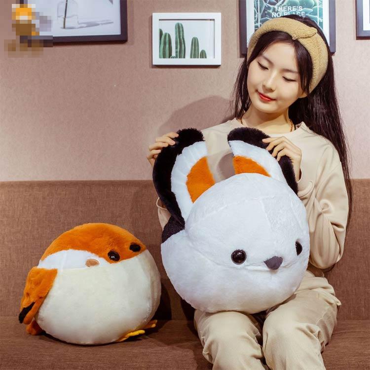 シマエナガ ぬいぐるみ BIGサイズ 30cm*40cm 25cm*30cm ふくふく シマ